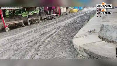 वीरपुर में जलजमाव से परेशान पूजा समिति ने खुद समतल की सड़क, जन्माष्टमी मेले की तैयारी तेज