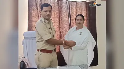 शिवहर जेल और थाने में मनाया गया अनोखा रक्षाबंधन, पुलिसकर्मियों की कलाई पर बांधी राखी