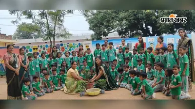 गुरुकुल विद्यालय में ग्रीन डे सेलिब्रेशन, बच्चों ने पौधे लगाए; शिक्षिकाओं ने खेल प्रतियोगिताओं में लिया हिस्सा