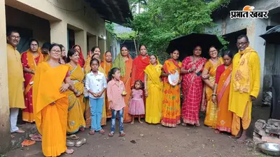 हजारीबाग: चरही में 40 दिवसीय गायत्री मंत्र जाप अनुष्ठान की पूर्णाहुति, पांच कुंडीय यज्ञ में उमड़े श्रद्धालु