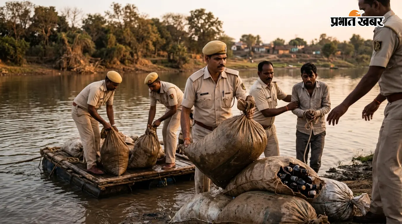 Sitamarhi News: नदी में बह रही थी शराब की खेप, पुलिस ने लगाया जाल, 1470 बोतल के साथ तस्कर गिरफ्तार