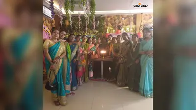 सावन के रंग में रंगा केसरवानी परिवार, गीत-मेहंदी के बीच रजनी केशरी बनीं सावन क्वीन