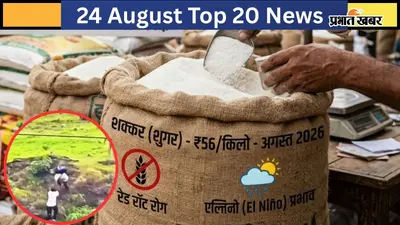 24 अगस्त की टॉप 20 खबरें: iPhone की जिद ने ली 3 लोगों की जान, भारत में चीनी 55 रुपये के पार