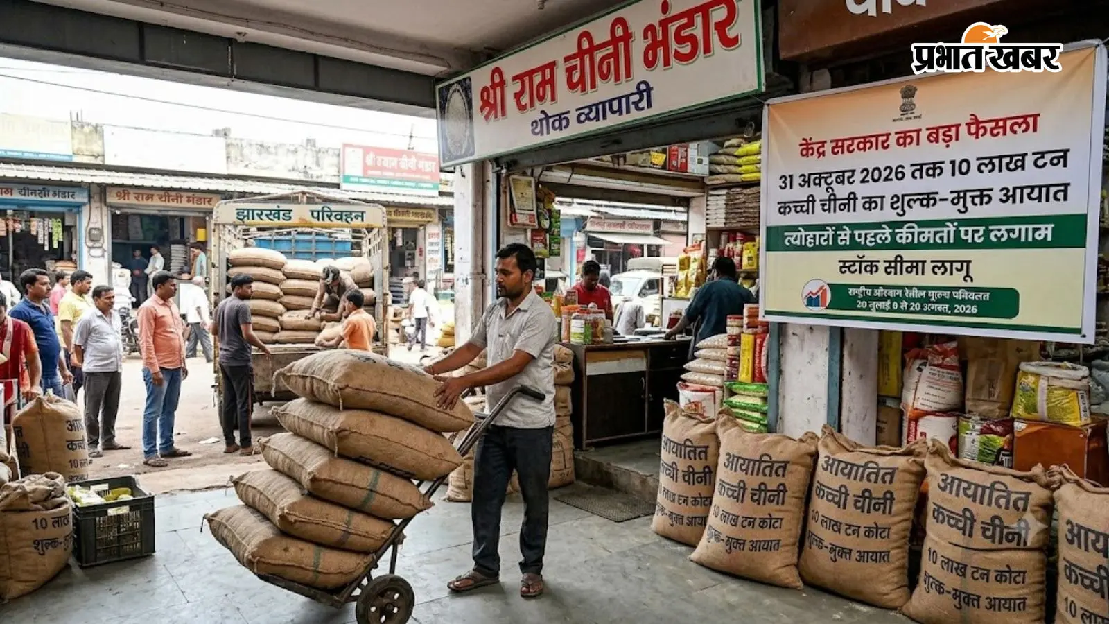 Sugar Price: केंद्र ने 10 लाख टन चीनी आयात की, झारखंड में कब सस्ती होगी चीनी? जानें बाजार पर क्या पड़ेगा असर