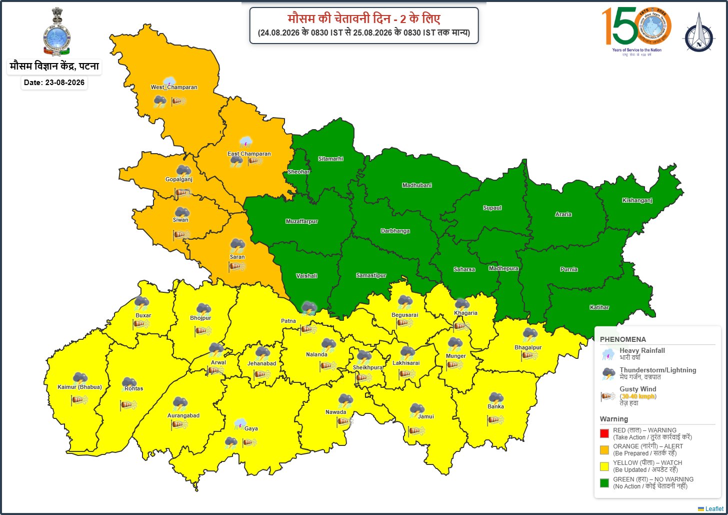 बिहार का मौसम