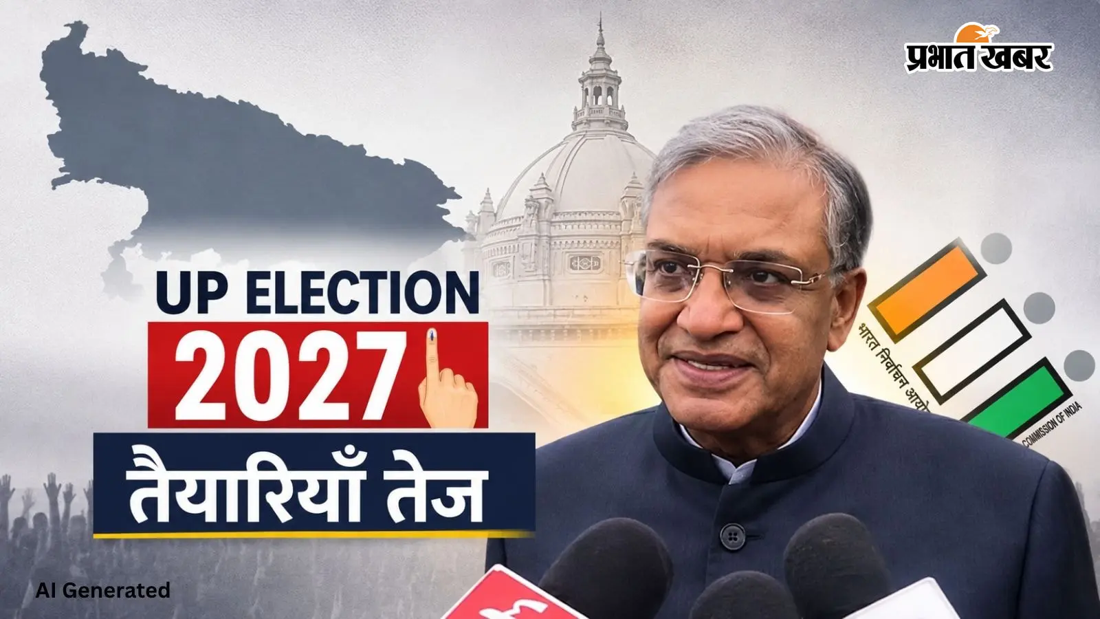 UP Election 2027: क्या समय से पहले होंगे यूपी विधानसभा चुनाव? CEC ज्ञानेश कुमार के लखनऊ दौरे से बढ़ी हलचल