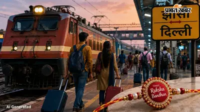 राखी पर यूपी से दिल्ली जाने वालों की राह आसान, रेलवे ने चलाईं 3 स्पेशल ट्रेनें, झांसी-ग्वालियर-आगरा से यात्रियों को मिलेगी राहत