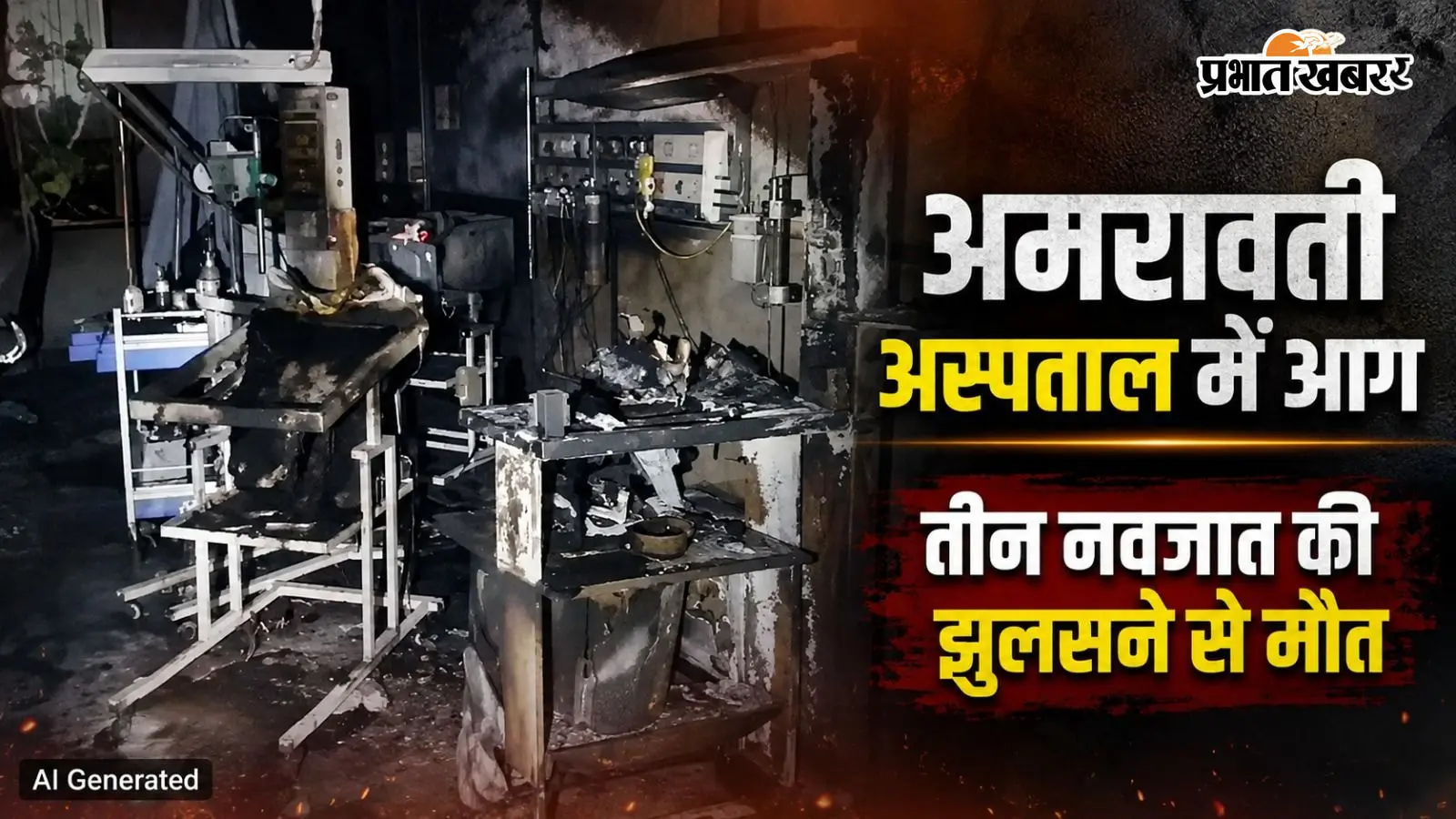 Video : जोरदार विस्फोट के बाद अमरावती के अस्पताल में लगी आग, देखें चश्मदीद ने क्या बताया
