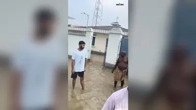 भागलपुर: ऊर्जा मंत्री बुलो मंडल के पैतृक गांव राघोपुर में टूटा करोड़ों का तटबंध, मंत्री के IB में घुसा बाढ़ का पानी