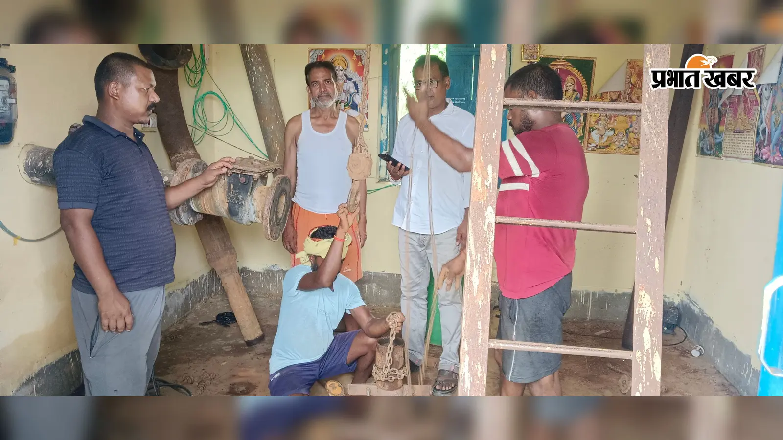 नवादा : एक सप्ताह बाद गोविंदपुर की जलमीनार में लगा नया मोटर, लोगों को मिली राहत