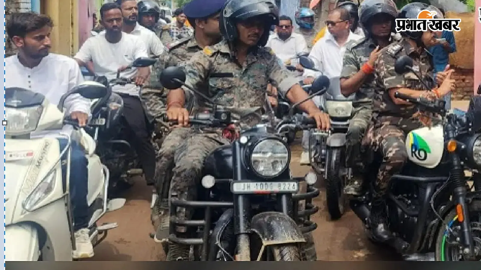 नशे के खिलाफ बरही में पुलिस की बाइक रैली, ब्राउन शुगर से दूर रहने का संदेश
