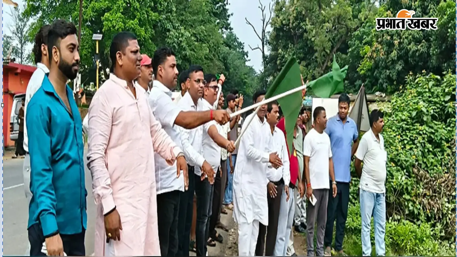 डोमचांच में 7 किमी मैराथन में दौड़े युवा, बनारस के रोहन प्रथम; जमशेदपुर के अर्जुन दूसरे