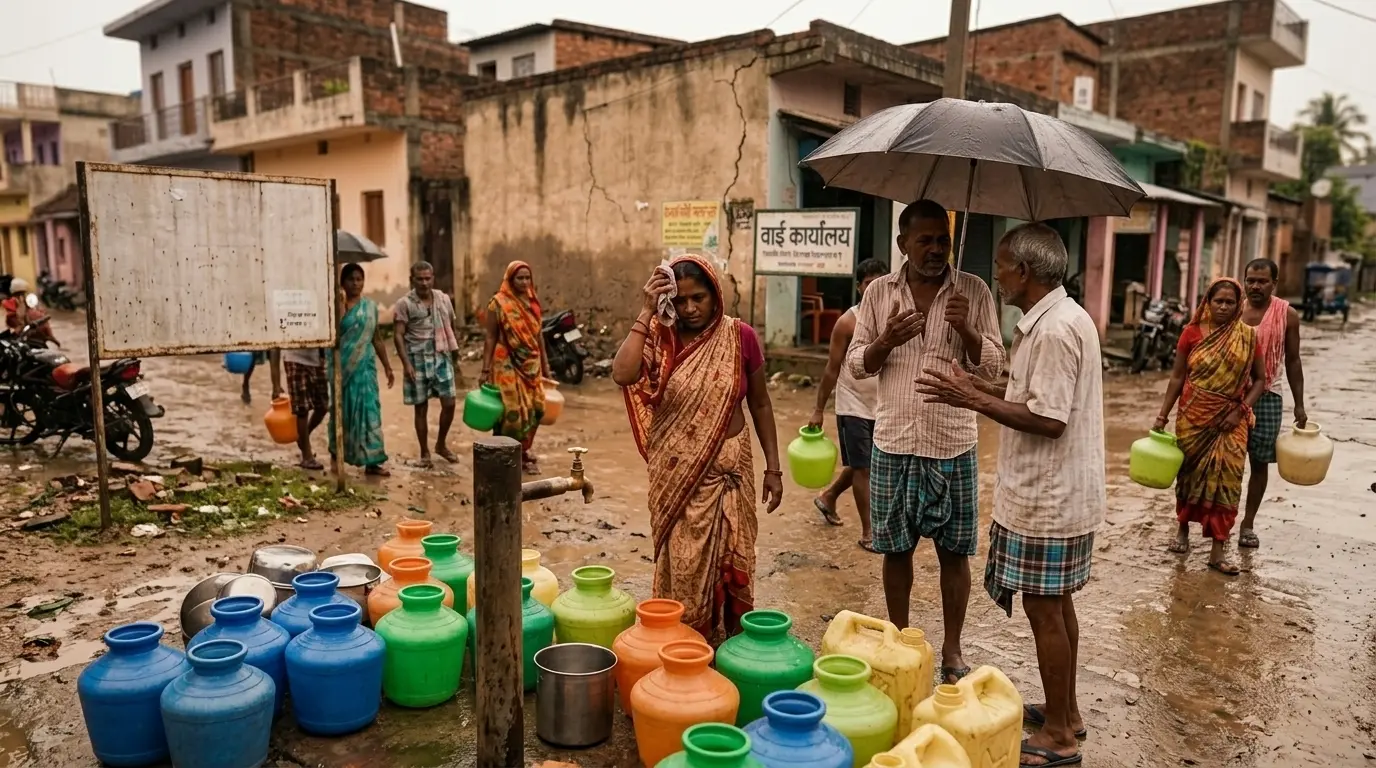 अंतिम सोमवारी पर भी जोड़ापोखर में पानी का संकट, कई इलाकों में नहीं हुई जलापूर्ति