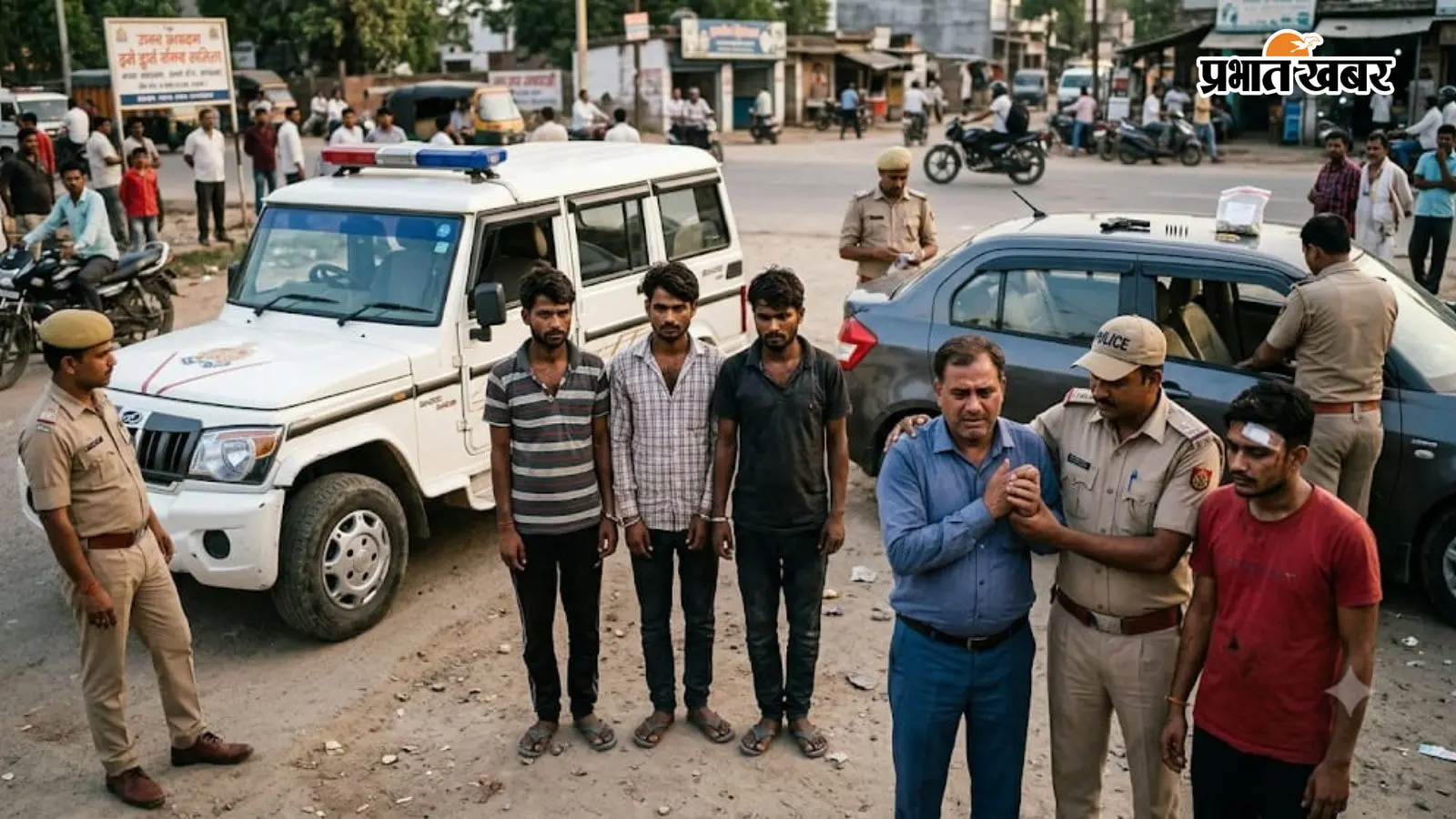 UP Crime प्रयागराज: रेलवे जेई के बेटे का अपहरण कर मांगी फिरौती, तीन आरोपी गिरफ्तार