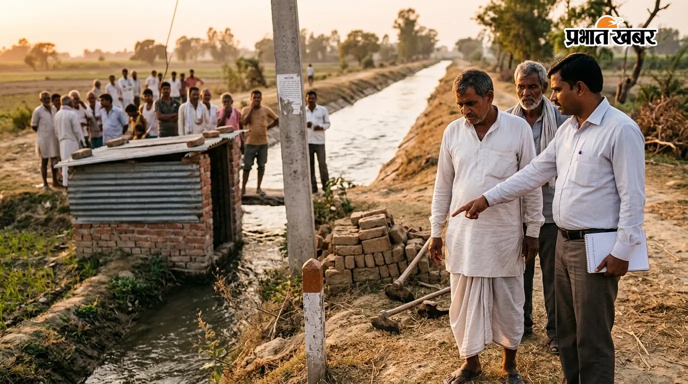 Valmikinagar: नहर की जमीन पर कब्जा पड़ा भारी, विभाग ने दिया 3 दिन का अल्टीमेटम