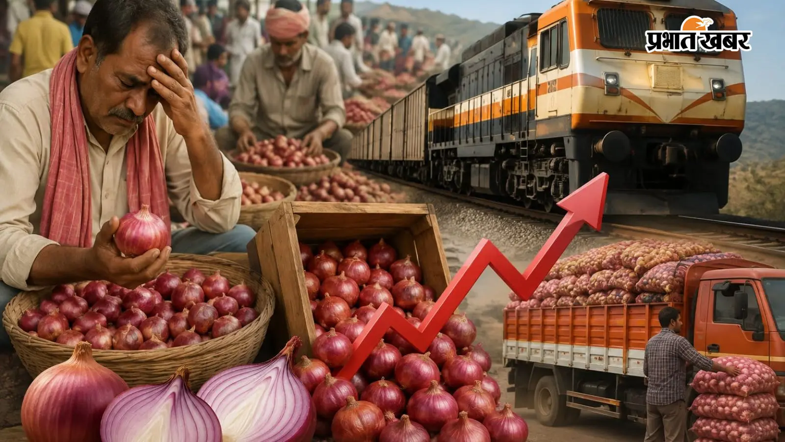 UP Onion Price: प्याज फिर रुलाएगा या सरकार की ‘कांदा एक्सप्रेस’ देगी राहत, जानें दाम बढ़ने की वजह और पूरा हिसाब