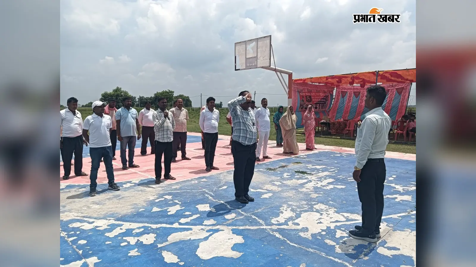 ग्राम रक्षा दल सह पुलिस मित्र का प्रशिक्षण शुरू, परेड के साथ कानून-व्यवस्था बनाए रखने के सीख रहे गुर