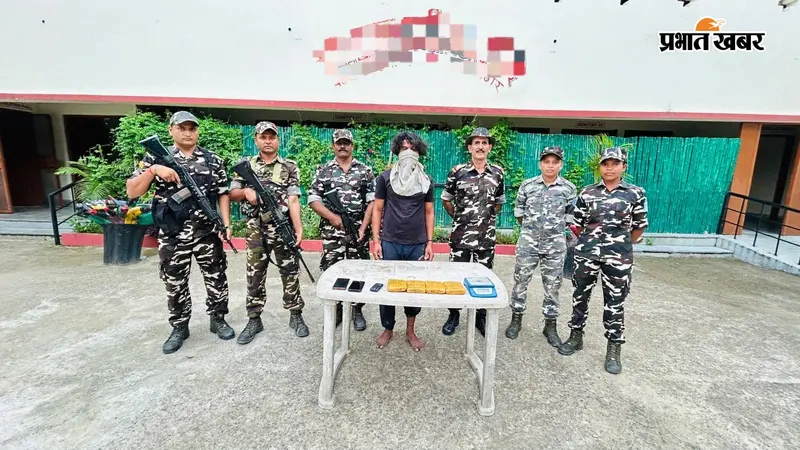 भारत-नेपाल सीमा पर बड़ी कार्रवाई, 2 किलो ग्राम चरस जैसा पदार्थ के साथ तस्कर गिरफ्तार