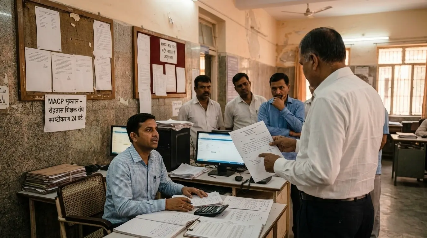 रोहतास में शिक्षक के MACP भुगतान में पैसे मांगने का आरोप, DPO ने लिपिक से 24 घंटे में मांगा स्पष्टीकरण