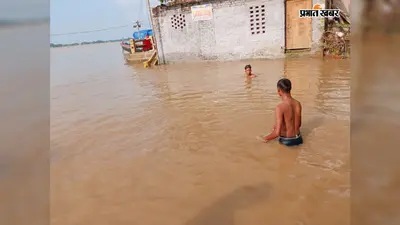 बक्सर में गंगा ने बदला रुख, 59.59 मीटर के शिखर के बाद घटने लगा पानी; बाढ़ का खतरा अभी बरकरार