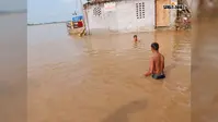 बक्सर में गंगा ने बदला रुख, 59.59 मीटर के शिखर के बाद घटने लगा पानी; बाढ़ का खतरा अभी बरकरार