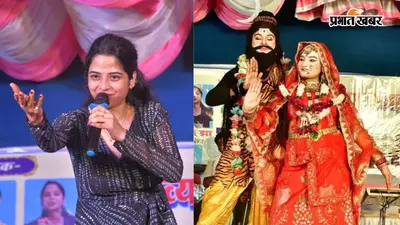 झमटिया गंगा तट पर रातभर गूंजता रहा हर-हर महादेव, सावन महोत्सव में भक्ति गीतों पर झूमे हजारों कांवरिये