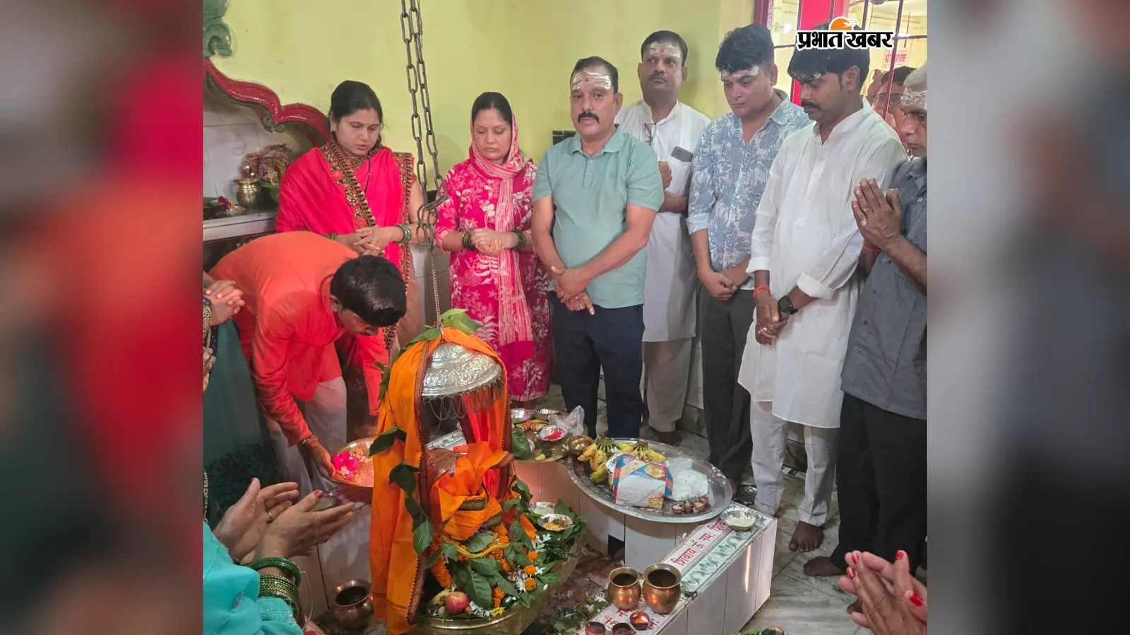 अंतिम सोमवारी पर सिद्धेश्वर नाथ मंदिर में उमड़ी आस्था, रुद्राभिषेक के दौरान गूंजा हर-हर महादेव