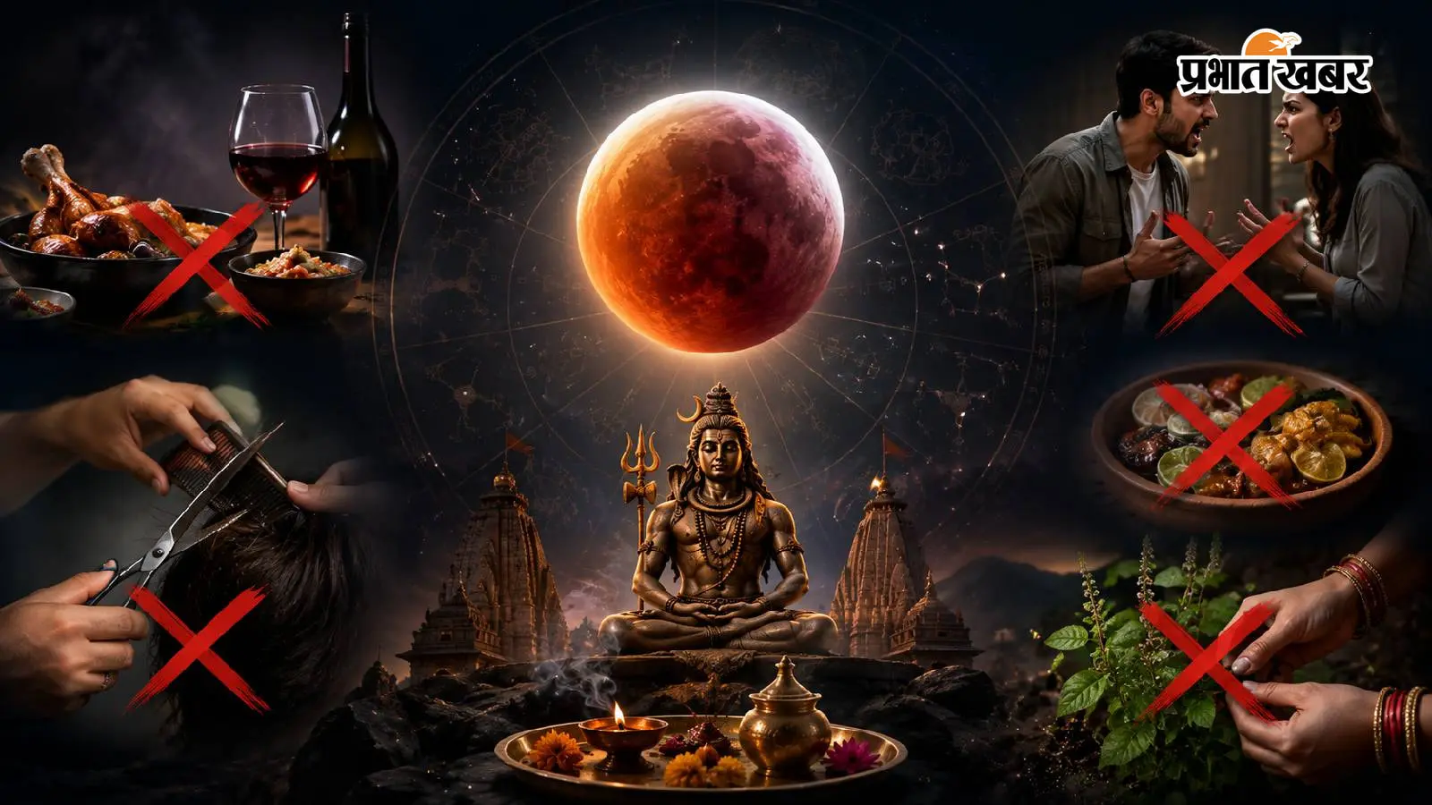 चंद्रग्रहण में भूलकर भी न करें ये 5 काम, बिगड़ जाएगा ग्रह-नक्षत्रों का संतुलन
