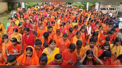 नागपुरी भजनों पर झूम उठा करंगागुड़ी शिवधाम, दिनभर गूंजते रहे हर-हर महादेव के जयकारे
