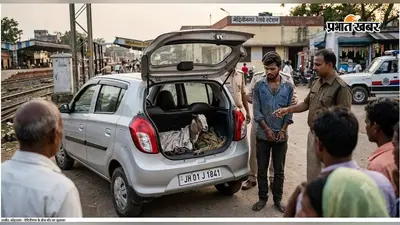 चोरी की अल्टो में घूम रहा था आरोपी, डिक्की से मिला चोरी का बकरा; पुलिस ने दबोचा