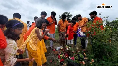 कैरो में सावन की अंतिम सोमवारी पर निकली भव्य कांवर यात्रा, शिवालयों में उमड़ी भक्तों की भीड़