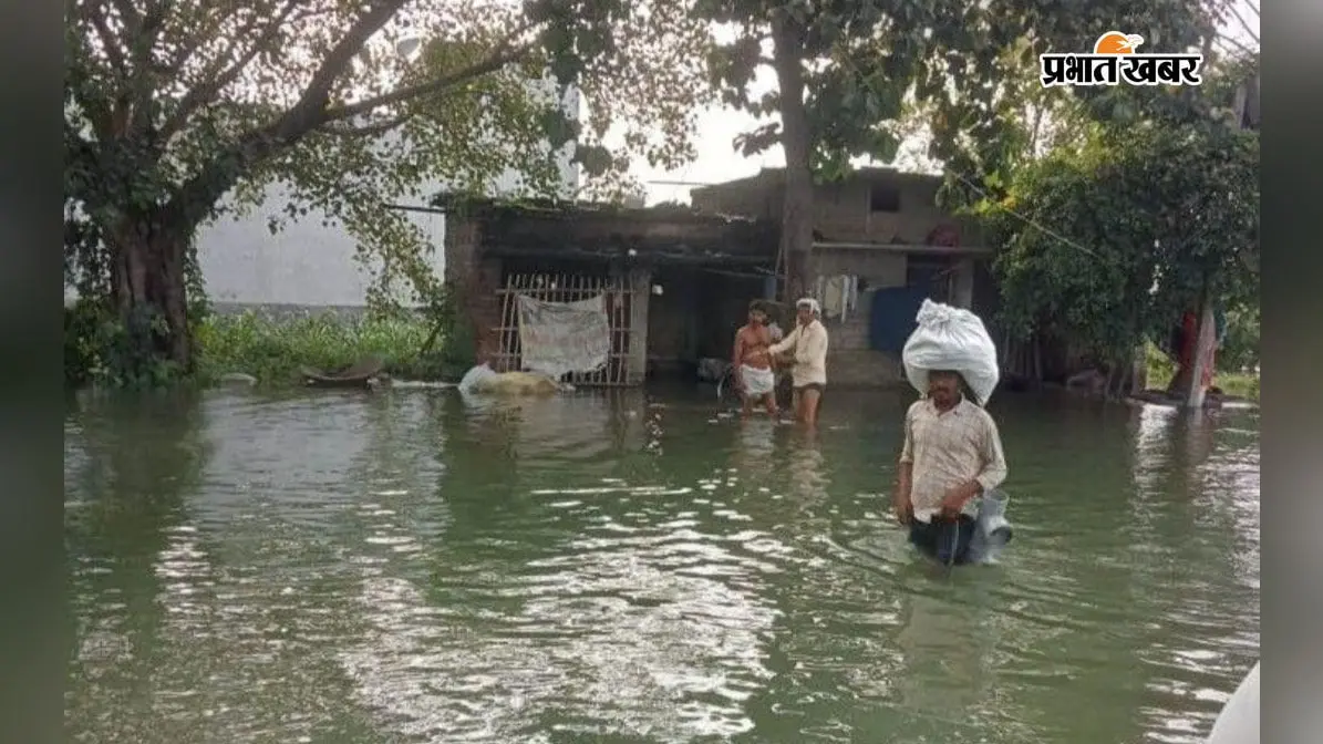 भागलपुर: गंगा-कोसी के उफान से मंडराया बाढ़ का खतरा, खतरे के निशान से 43 सेमी ऊपर गंगा; हजारों जिंदगियां पानी में