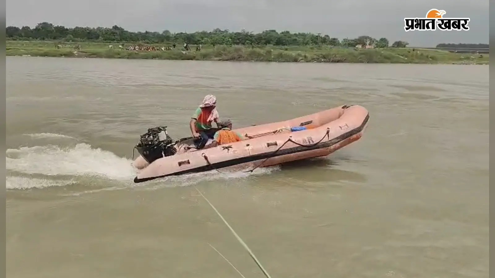 डोंक नदी में डूबीं दो सगी बहनें, एसडीआरएफ की दो बोट से तलाश जारी
