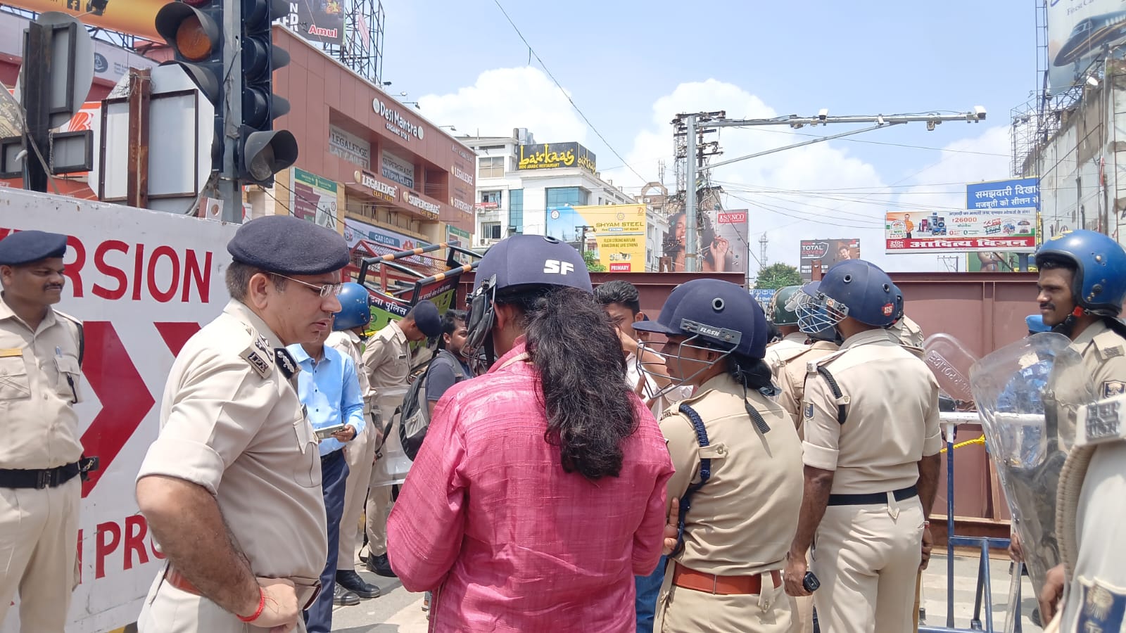 आईजी भी मौके पर रहे मौजूद