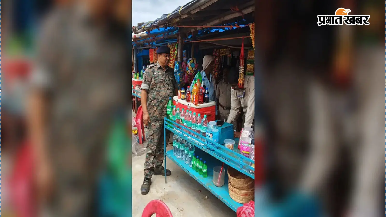 भुरकुंडा में तंबाकू नियंत्रण को लेकर छापेमारी, दुकानदारों पर 2300 रुपये का जुर्माना