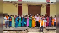 तीन माह का राशन नहीं मिलने का आरोप, कार्डधारियों ने BSO का किया घेराव