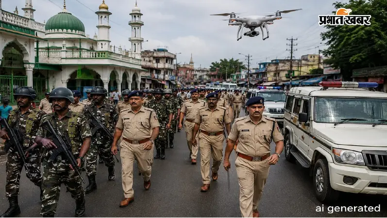 रांची में ईद-मिलाद-उन-नबी: पुलिस अलर्ट, ड्रोन से निगरानी