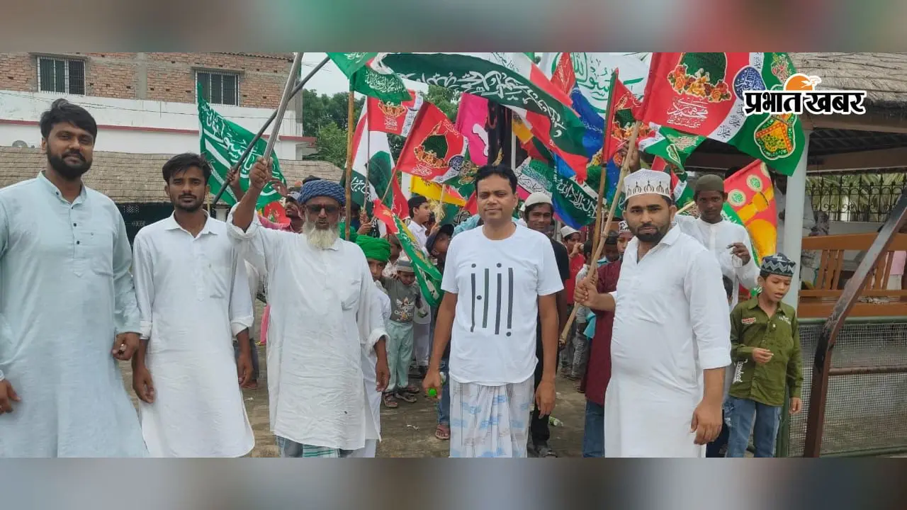 गोपालगंज में शांतिपूर्ण माहौल में निकला जुलूस, दानापुर से कोइनी तक सुरक्षा के कड़े इंतजाम