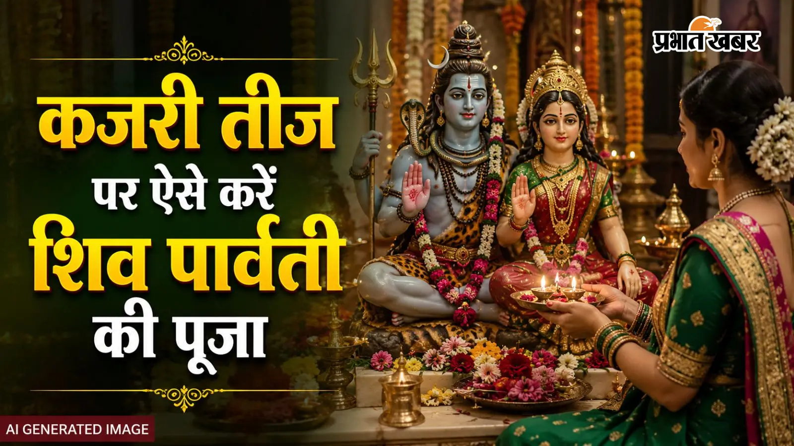 कजरी तीज पर सुहागिनें इस विधि से करें भगवान शिव और माता पार्वती की पूजा, पति को मिलेगी लंबी उम्र