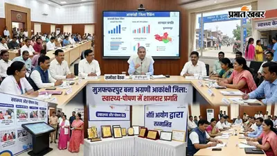 मुजफ्फरपुर बना अग्रणी आकांक्षी जिला: प्रभारी सचिव सुनील कुमार ने की समीक्षा, स्वास्थ्य-पोषण में शानदार प्रगति