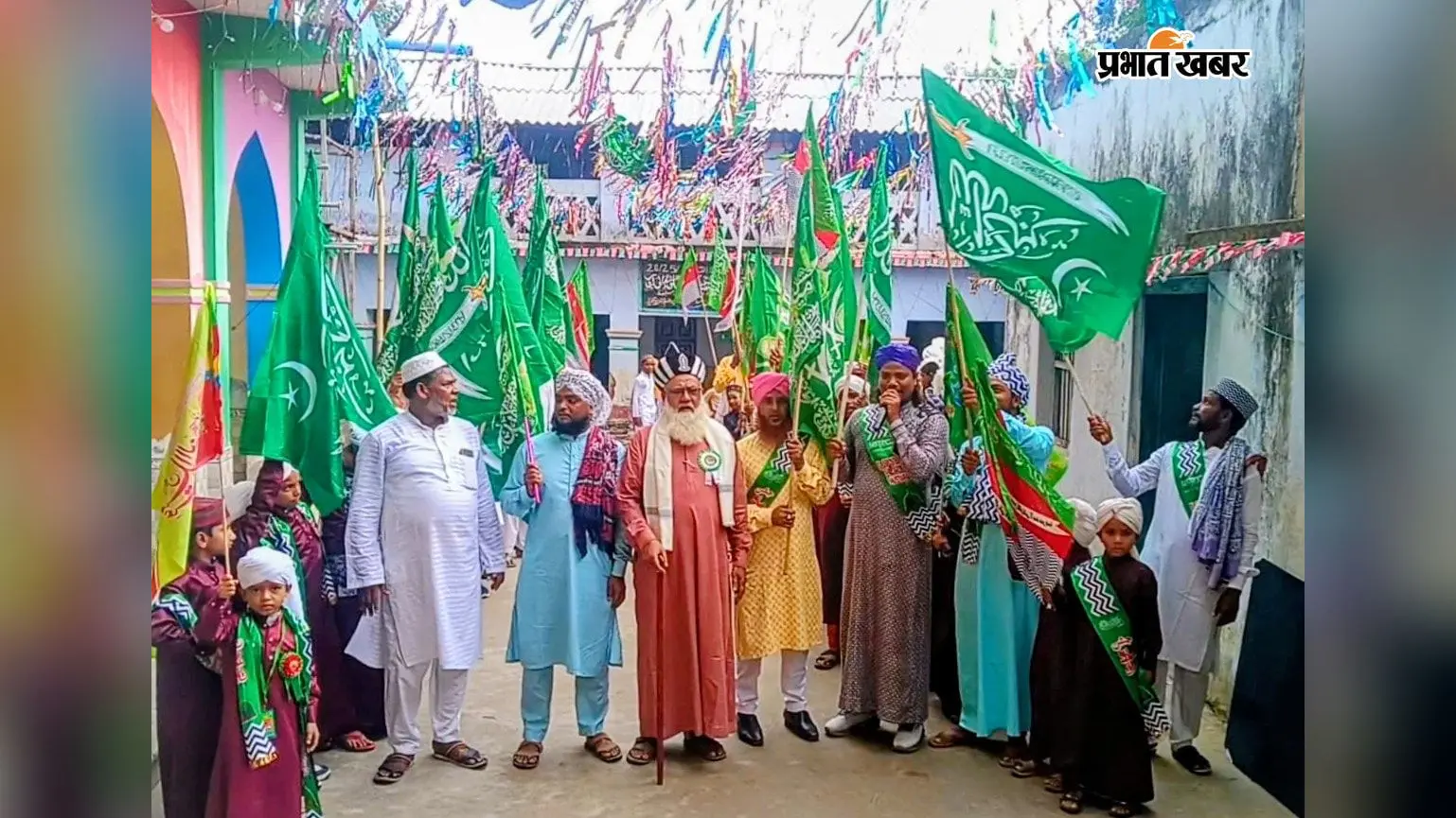 रानीपुर की गलियों में गूंजा अमन का पैगाम, अकीदत से निकला ईद-ए-मिलादुन्नबी जुलूस