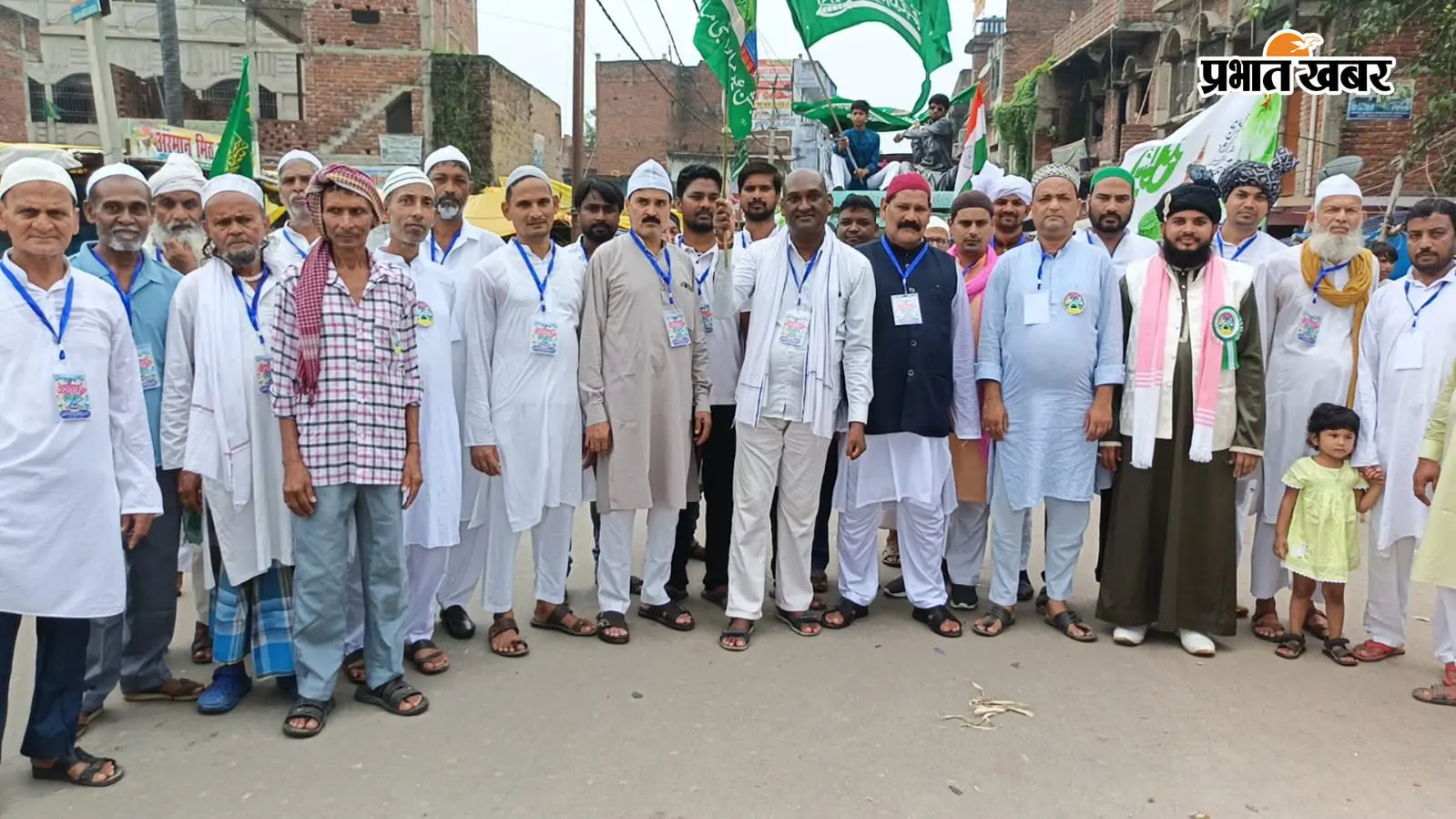 नवादा: पैगंबर मोहम्मद साहब की जयंती पर निकला जुलूस, अमन-चैन और भाईचारे का दिया संदेश