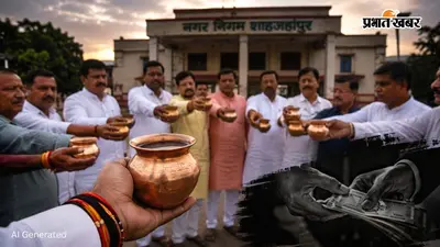 गंगाजल हाथ में लेकर ऐसी कौन-सी कसम खा रहे थे शाहजहांपुर के पार्षद? वीडियो ने मचाई खलबली