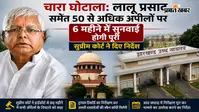 चारा घोटाला: लालू प्रसाद समेत 50 से अधिक अपीलों पर 6 महीने में सुनवाई होगी पूरी, सुप्रीम कोर्ट ने दिए निर्देश
