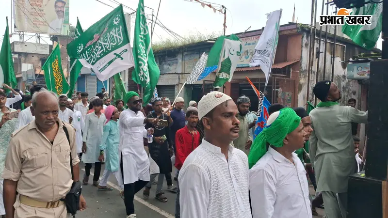 ईद-उल-मिलादुन्नबी पर मिहिजाम में निकला जुलूस-ए-मोहम्मदी, श्रद्धा और उल्लास के साथ मना पर्व