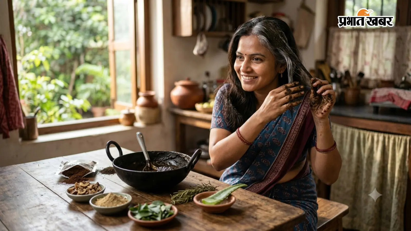 सफेद बालों को छिपाने के लिए केमिकल वाली डाई की नहीं पड़ेगी जरूरत, किचन में रखी इन चीजों से बना लें नेचुरल हेयर कलर