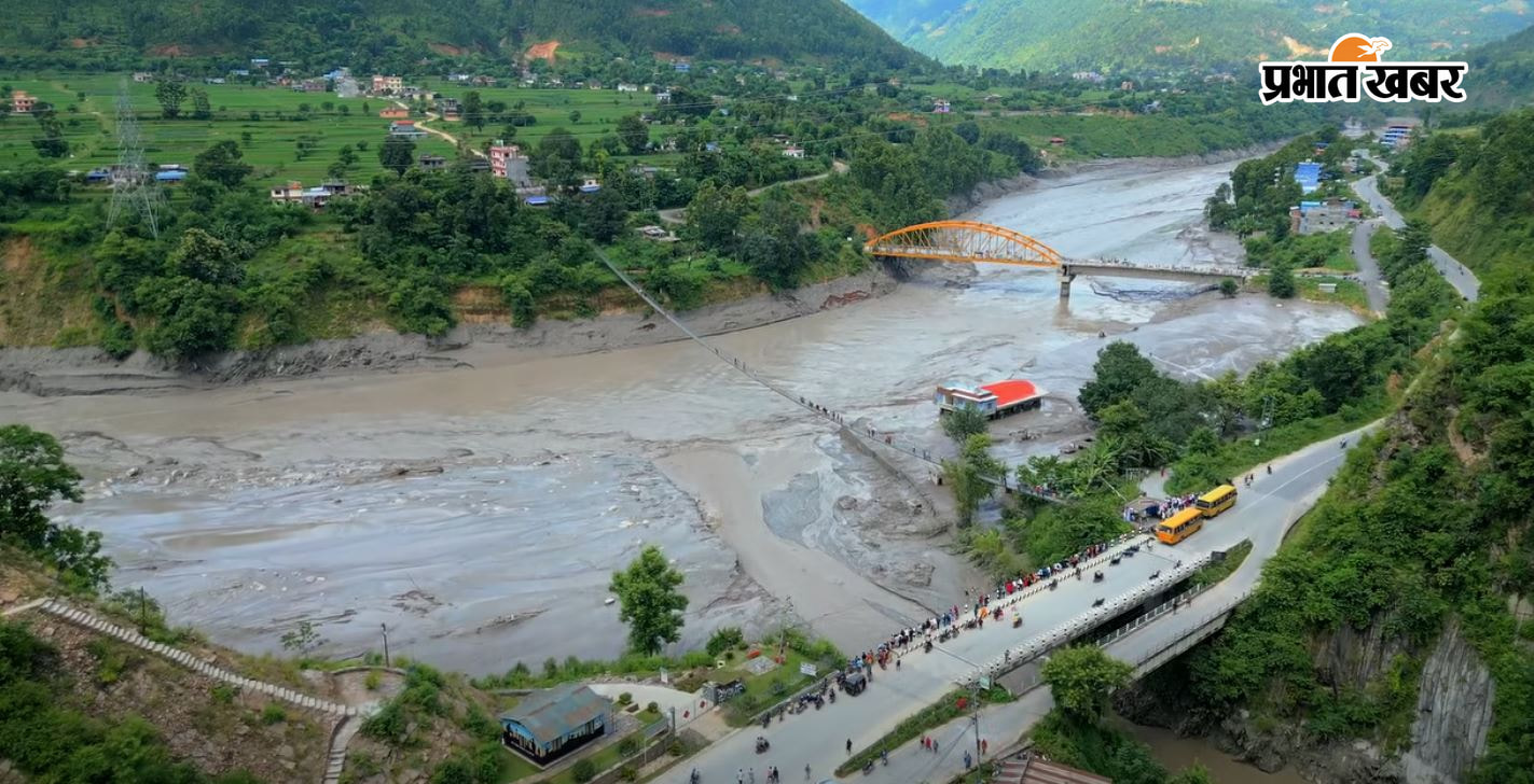 बाढ़ के बाद नदी का सामान्य हुआ जलस्तर. | Prabhat Khabar Network