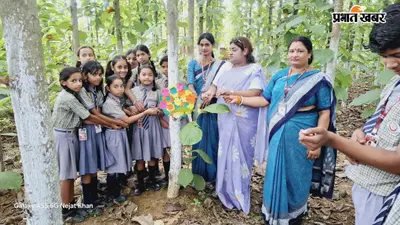 पेड़ों को बांधी राखी, लिया सुरक्षा का संकल्प! बौंसी के बच्चों ने पेश की पर्यावरण संरक्षण की अनूठी मिसाल