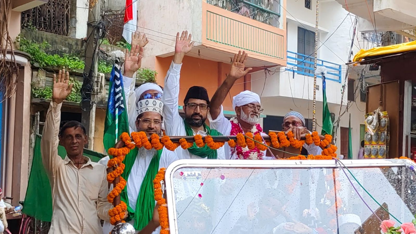 जुलूस में शामिल एआईएमआईएम के प्रदेश महासचिव मोहम्मद शमीम खान 