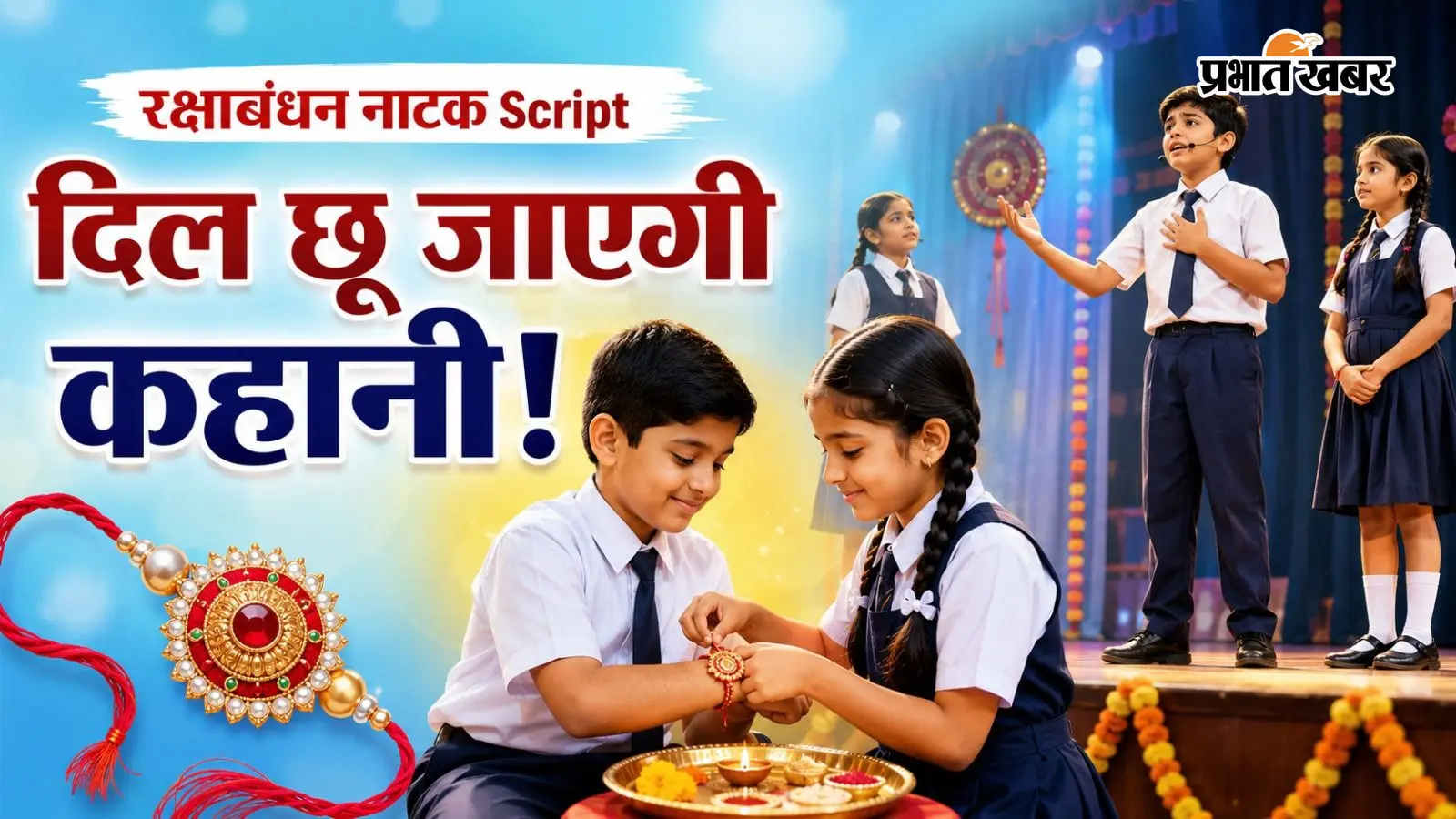 Raksha Bandhan के मौके पर स्कूल प्रोग्राम के लिए Short Drama Script, दमदार डायलॉग्स और सामाजिक संदेश वाला नाटक